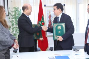 Meeting during the signing of the memorandum of understanding