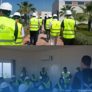 Visit to the Ourir wastewater treatment station of SRM Souss Massa: 30 beneficiaries of the 'CESAR 2' program in a field immersion