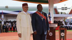 Rachid Talbi El Alami represents His Majesty the King at the inauguration ceremony of the President of the Central African Republic