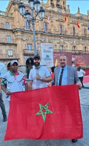 Moroccans in Salamanca Celebrate Unity and Support the Atlas Lions 2 Moroccans in Salamanca Celebrate Unity and Support the Atlas Lions