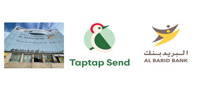 Partenariat Al Barid Bank–TaptapSend