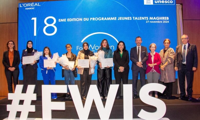 programme LOreal UNESCO Cinq chercheuses maghrebines primees