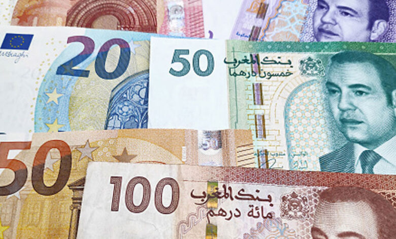 Change le dirham quasi stable face au dollar se deprecie face a l euro