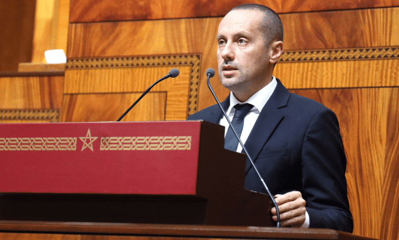 Amine Tahraoui ministre de la sante a fait le point au parlement sur le projet de decret portant ref