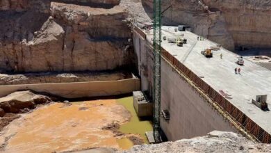 Figuig barrage Kheng Grou le 5e plus grand du Maroc acheve a plus de 70