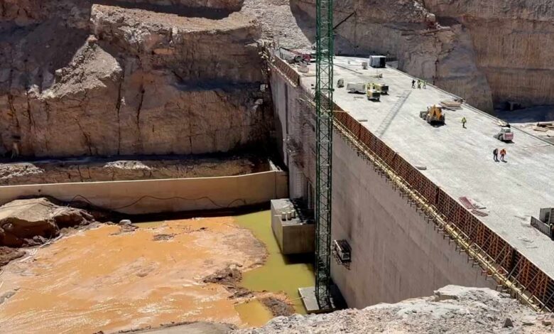 Figuig barrage Kheng Grou le 5e plus grand du Maroc acheve a plus de 70