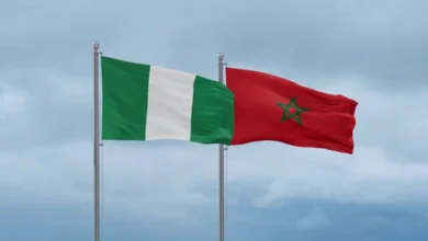 morocco and nigeria flag footage 253283036 iconl