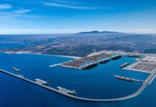 The Nador West Med Port is nearing its commissioning with the arrival of new giant cranes. 9 nador west med projet a96e6