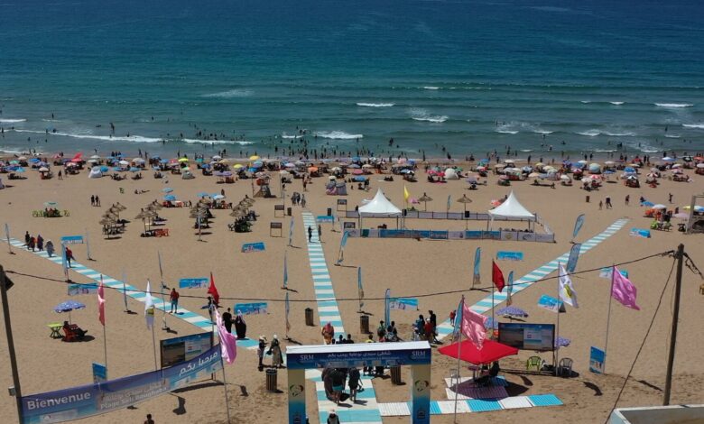 Operation "Clean Beaches": The SRM Rabat-Salé-Kénitra Sponsors Sidi Boughaba Beach to Safeguard Water and Promote a Sustainable Coastline. 1 Photo CP Plage Propres