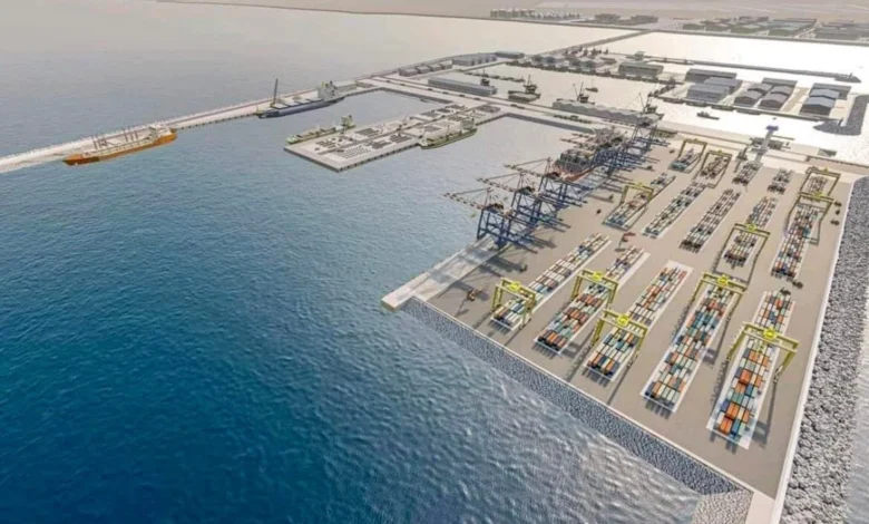 La maquette du nouveau port Dakhla Atlantique