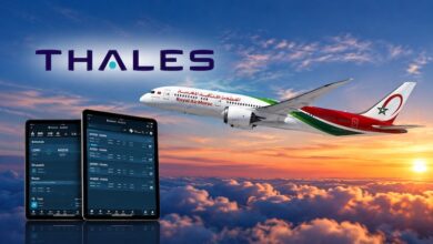 Royal Air Maroc Digitizes Its Operations with Thales 2 Technologie aeronautique au coucher du soleil